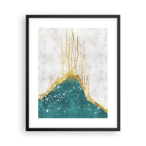 Poster în ramă neagră - Mareea de aur - 40x50 cm