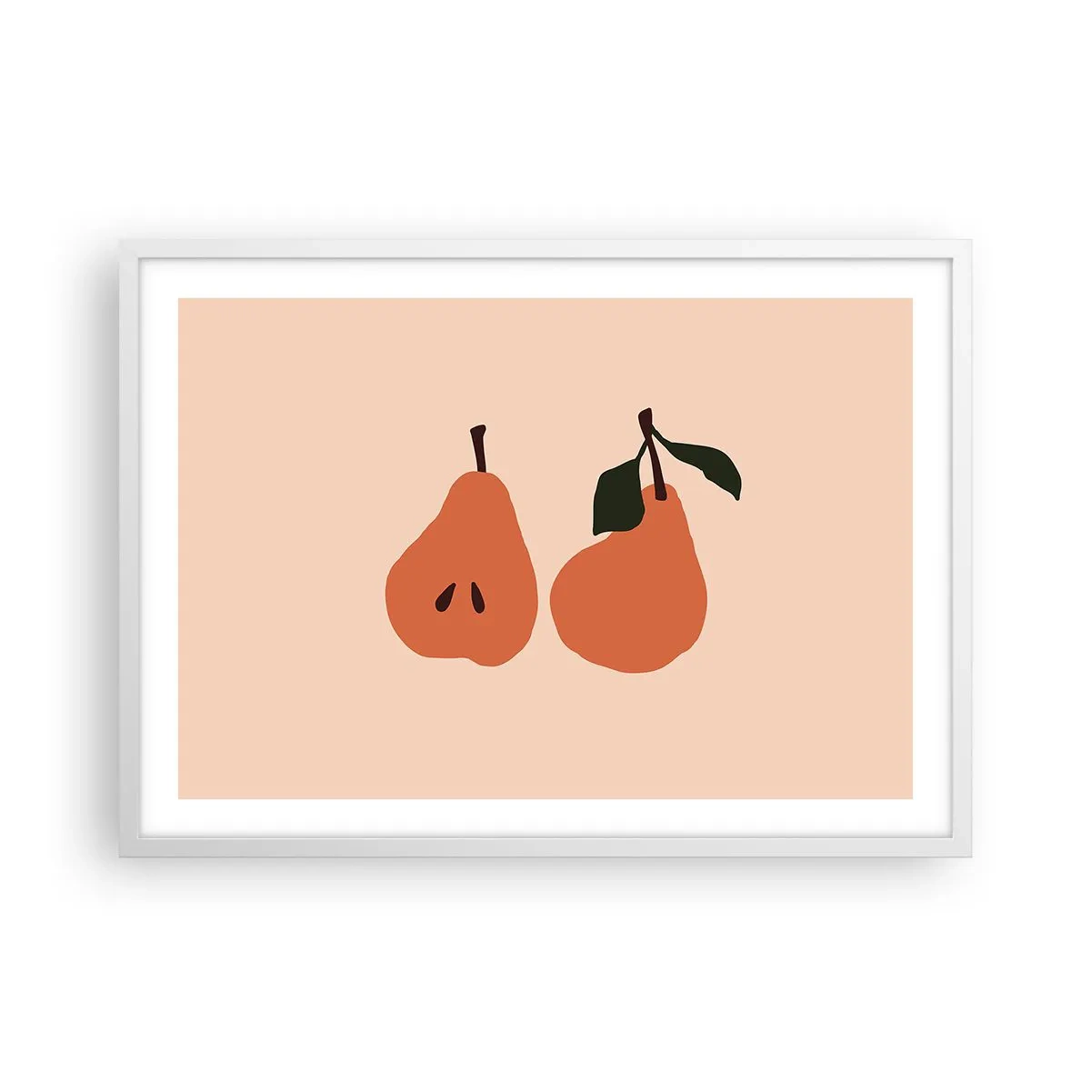 Poster în ramă albă - Dulceața în sine - 70x50 cm