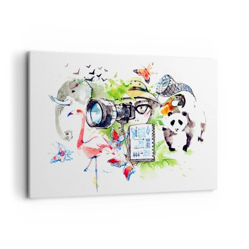 Tablou pe pânză - Prin obiectivul unui călător - 100x70 cm