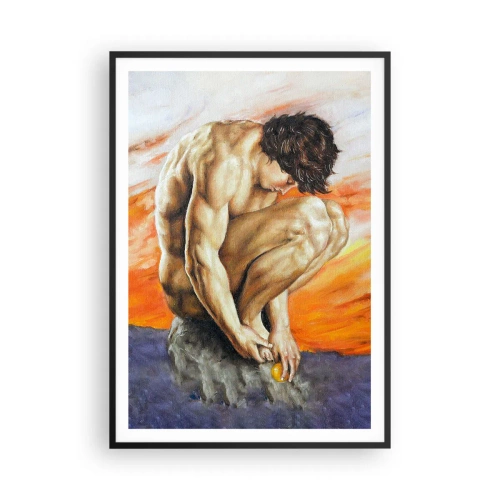 Poster în ramă neagră - Ascultându-se pe sine - 70x100 cm