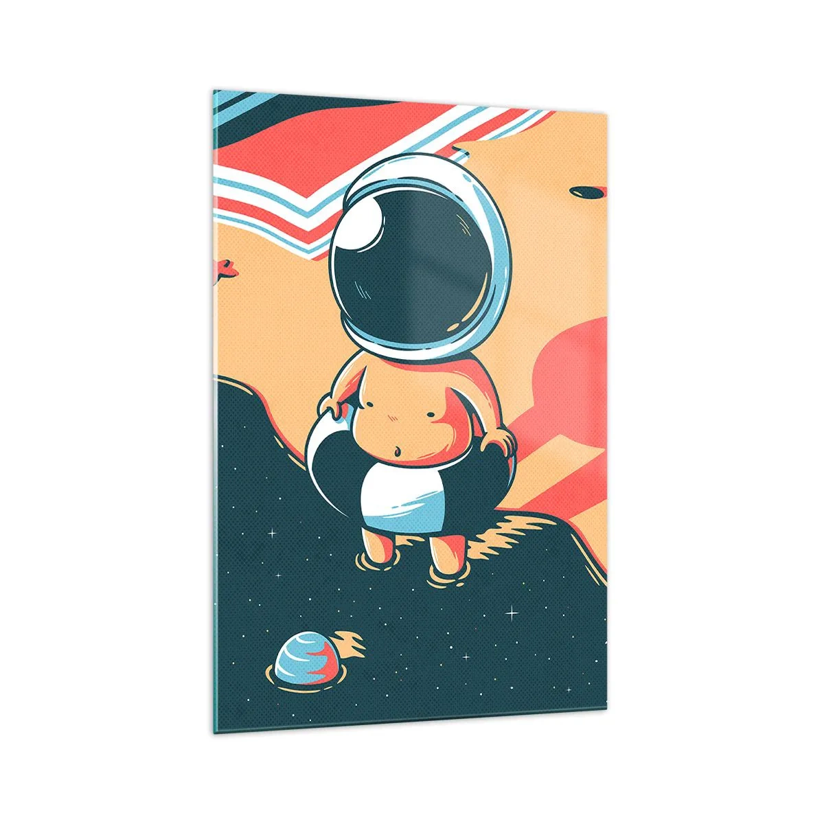 Tablou pe sticlă - Dintr-o perspectivă diferită - 70x100 cm