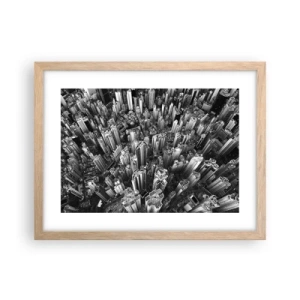 Poster în ramă de stejar deschis - Din ce în ce mai sus - 40x30 cm