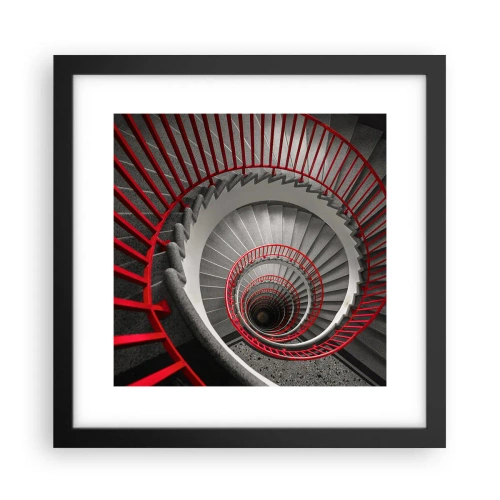 Poster în ramă neagră - Jocuri arhitecturale - 30x30 cm