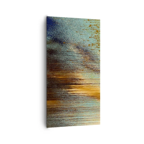 Tablou pe pânză - O compoziție cromatică neaccidentală - 65x120 cm
