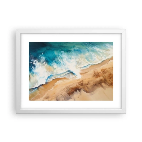 Poster în ramă albă - Unda de întoarcere - 40x30 cm