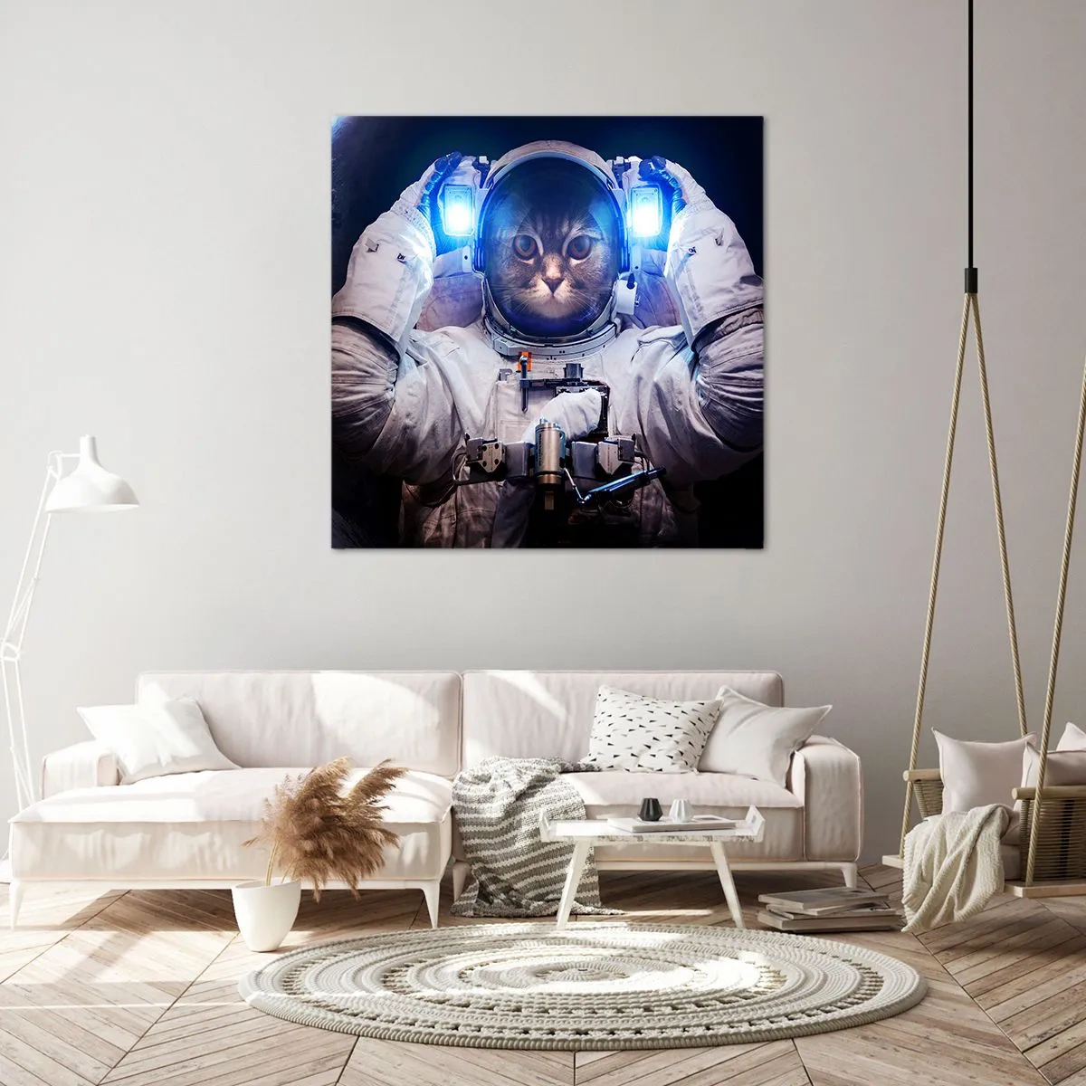 Tablou pe pânză - Houston, aveți o problemă - 40x40 cm