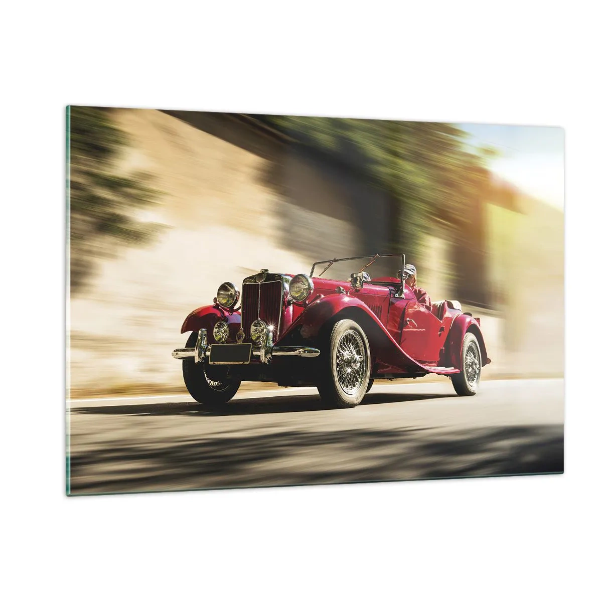 Tablou pe sticlă - Mai frumoasă decât Nike din Samothrace - 120x80 cm