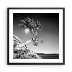 Poster în ramă neagră - Războinicul victorios - 50x50 cm