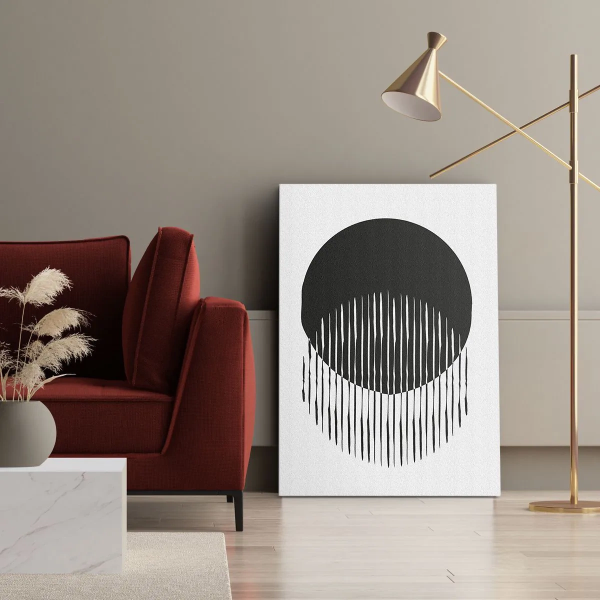 Tablou pe pânză - Alter ego-ul său - 65x120 cm