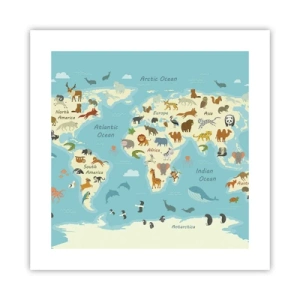 Poster - Vecini buni - 40x40 cm