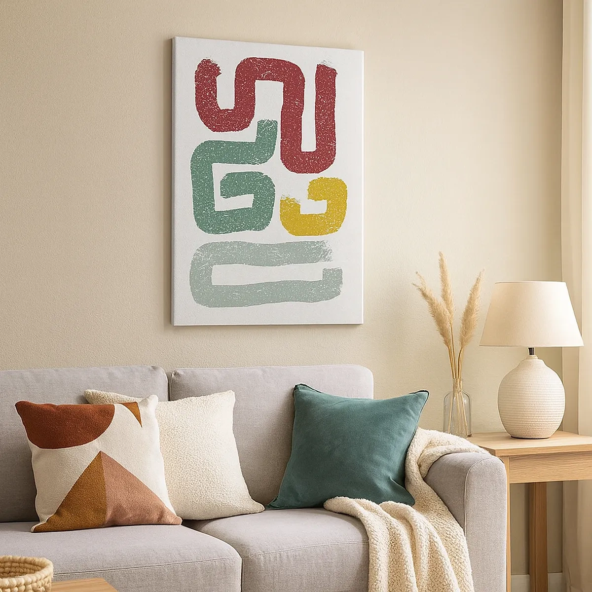 Tablou pe pânză - Într-o limbă necunoscută - 50x70 cm