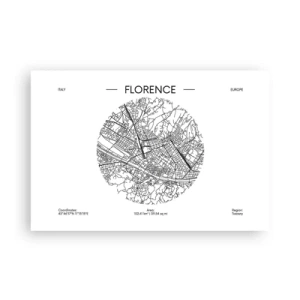 Poster - Anatomia Florenței - 91x61 cm