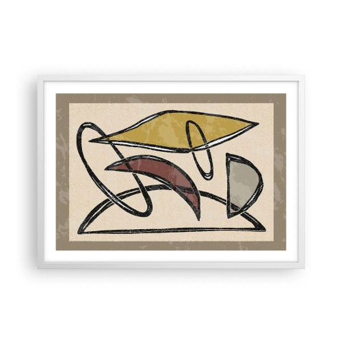 Poster în ramă albă - Vertical și orizontal - 70x50 cm