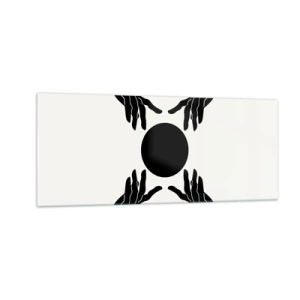 Tablou pe sticlă - Semnul secret - 100x40 cm