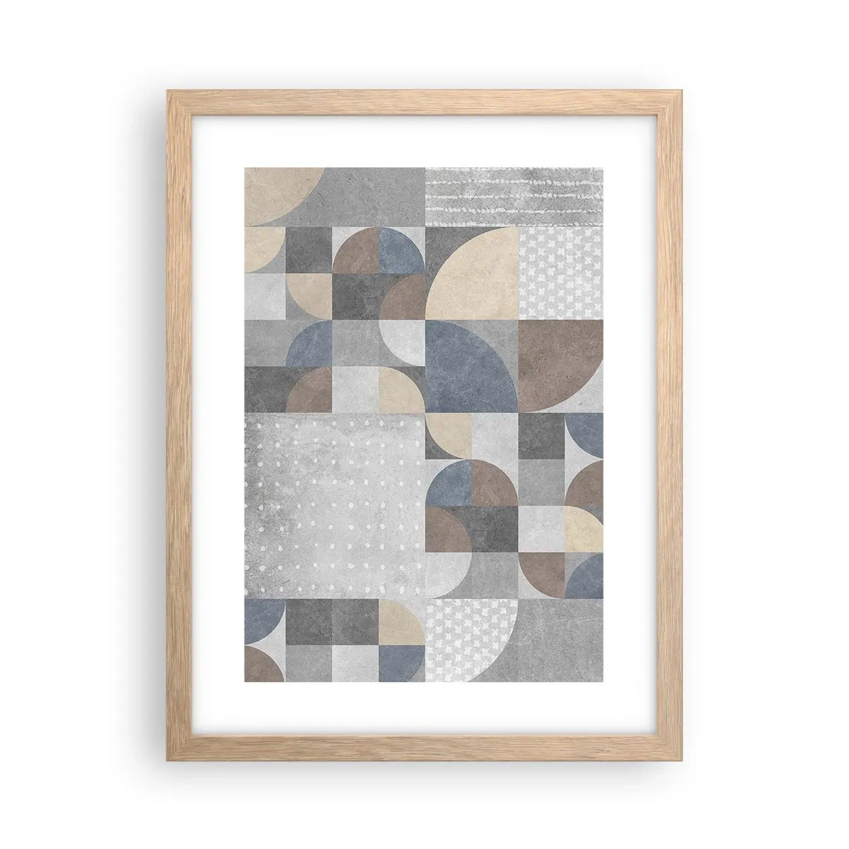 Poster în ramă de stejar deschis - Fantezie ceramică - 30x40 cm