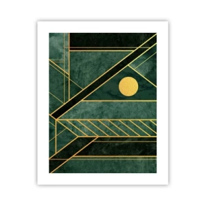 Poster - Dinamica aurului și a azurului - 40x50 cm