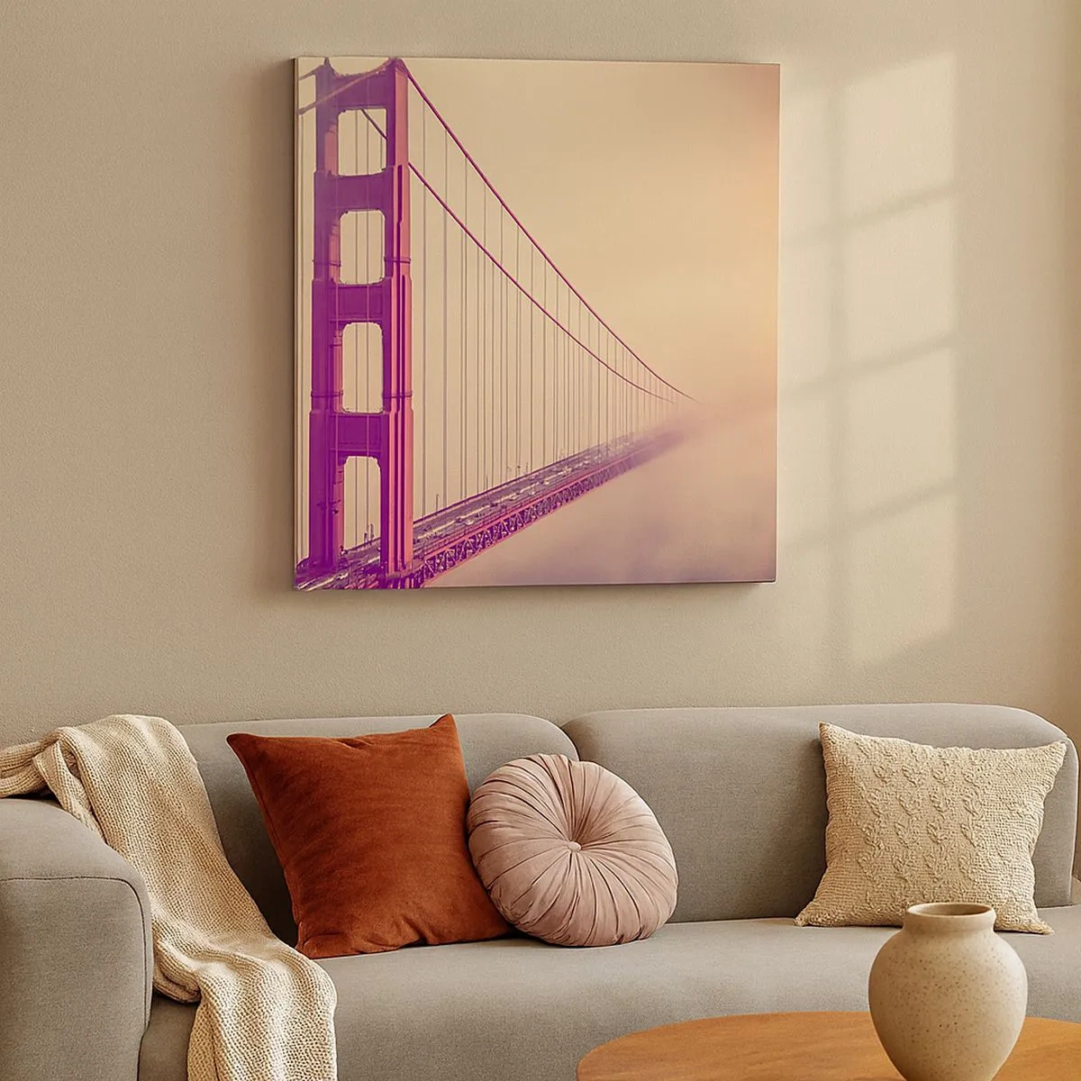 Tablou pe pânză - Între cer și pământ - 30x30 cm