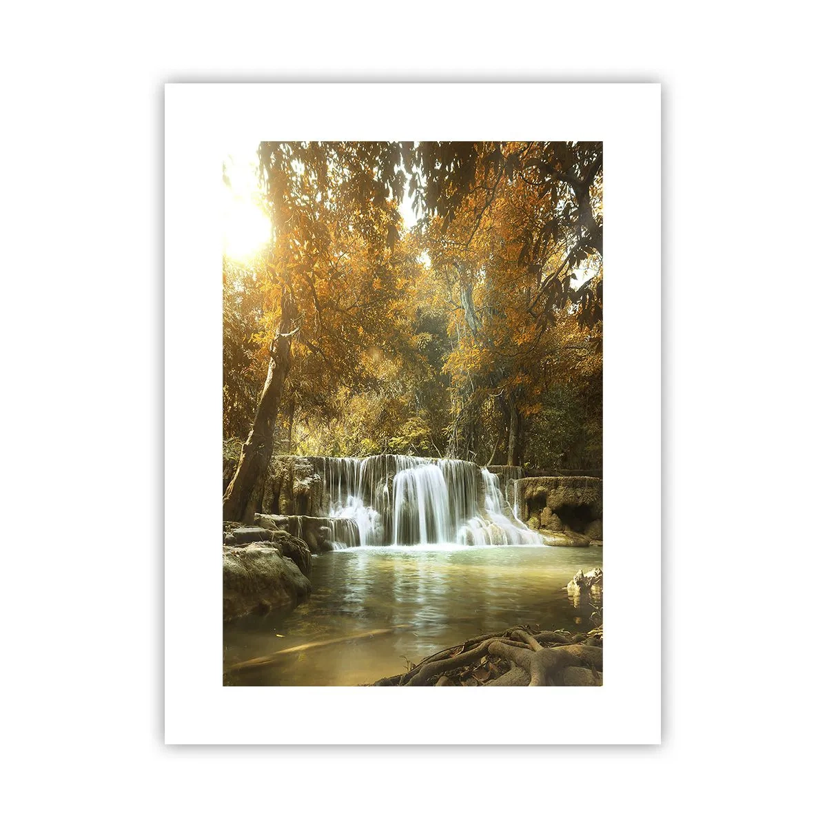 Poster - Cascadă în parc - 30x40 cm