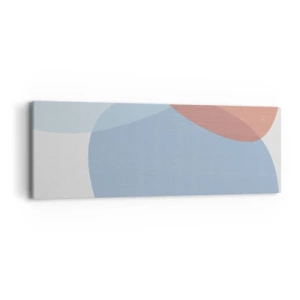 Tablou pe pânză - Relații pastelate - 90x30 cm