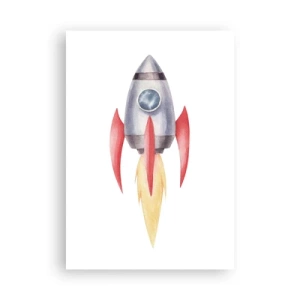 Poster - Mai sus, mai repede, mai departe - 70x100 cm