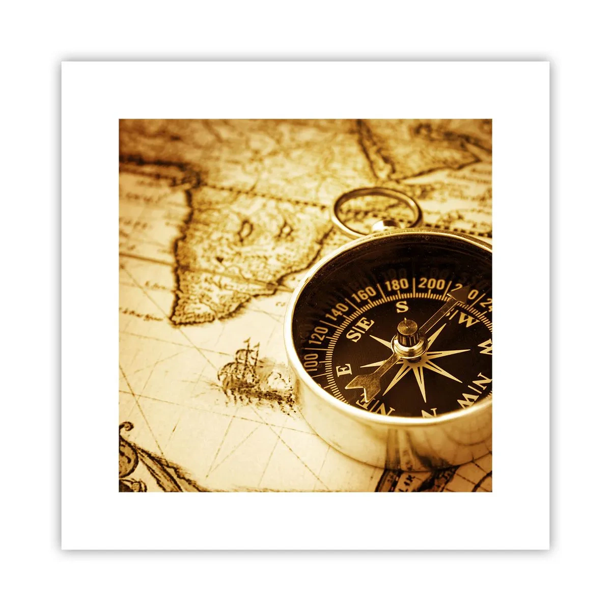 Poster - Est sau vest? - 30x30 cm