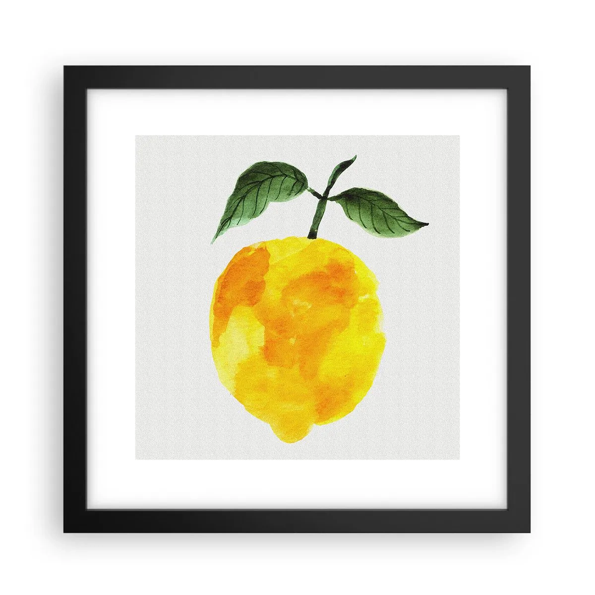 Poster în ramă neagră - Cum să simțiți gustul soarelui - 30x30 cm