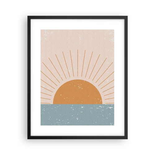 Poster în ramă neagră - Un miracol zilnic - 40x50 cm