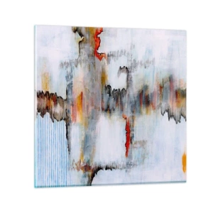Tablou pe sticlă - Cu bățul pe apă - 40x40 cm