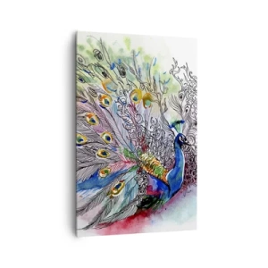 Tablou pe pânză - Cu mândrie împotriva griului  - 80x120 cm