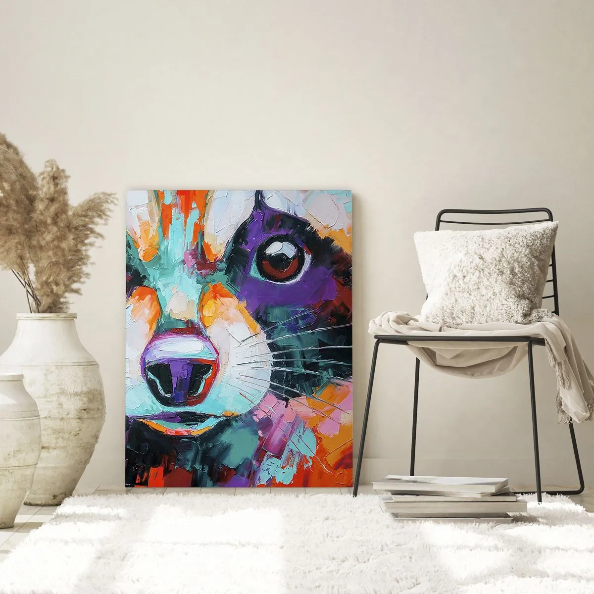Tablou pe sticlă - Doar emoții bune - 50x70 cm