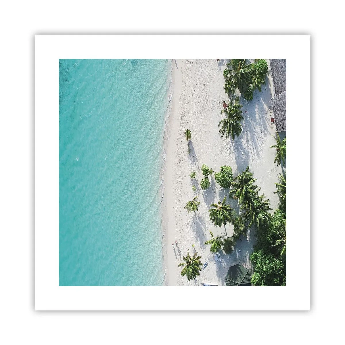 Poster - Vacanță în paradis - 40x40 cm