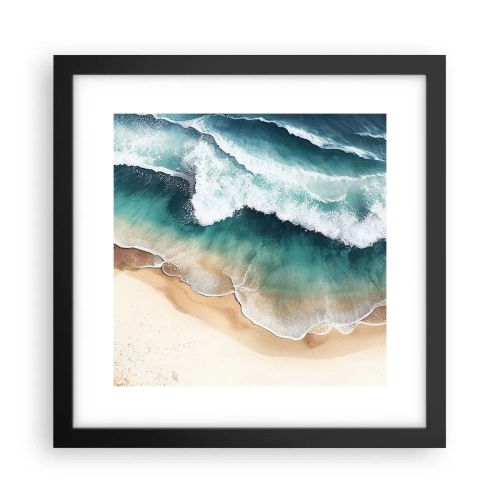 Poster în ramă neagră - Întâlnire eternă - 30x30 cm