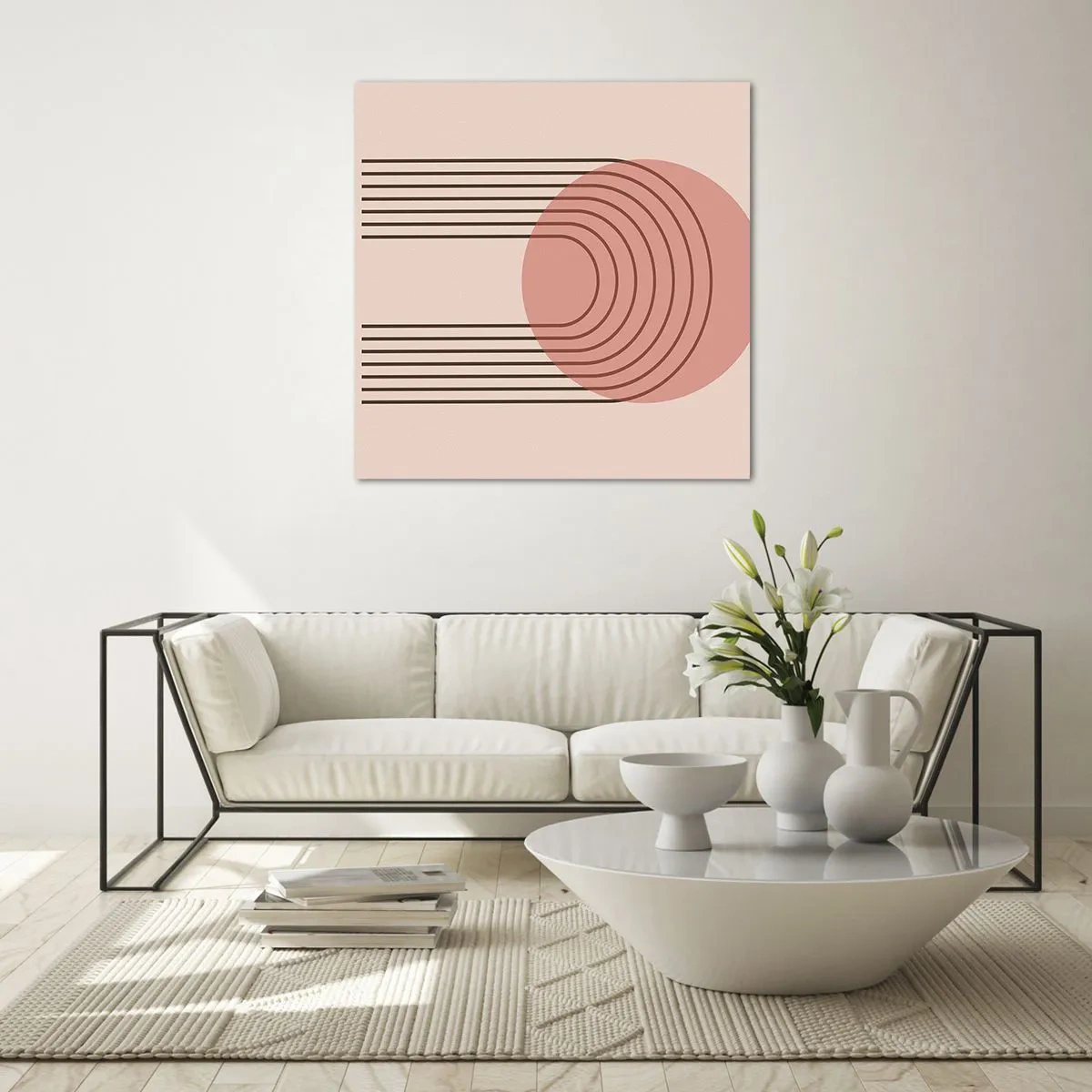 Tablou pe sticlă - Atracție irezistibilă - 50x50 cm