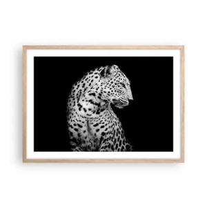 Poster în ramă de stejar deschis - Profilul drept perfect! - 70x50 cm