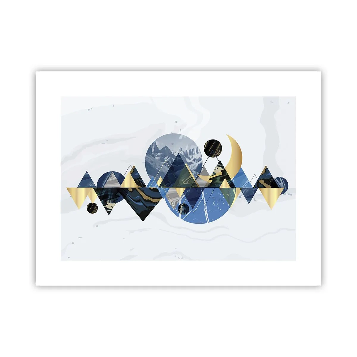 Poster - Peisaj geometric - 40x30 cm