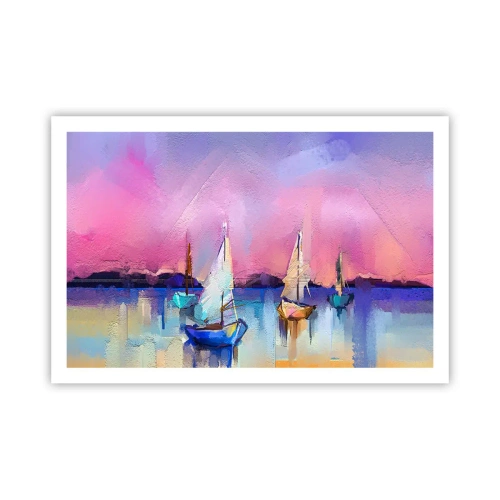 Poster - Direcția: ape largi - 91x61 cm