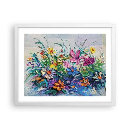Poster în ramă albă - Nu este deloc o natură moartă - 50x40 cm