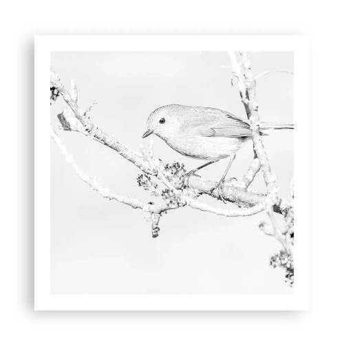 Poster - Dimineață de iarnă - 60x60 cm