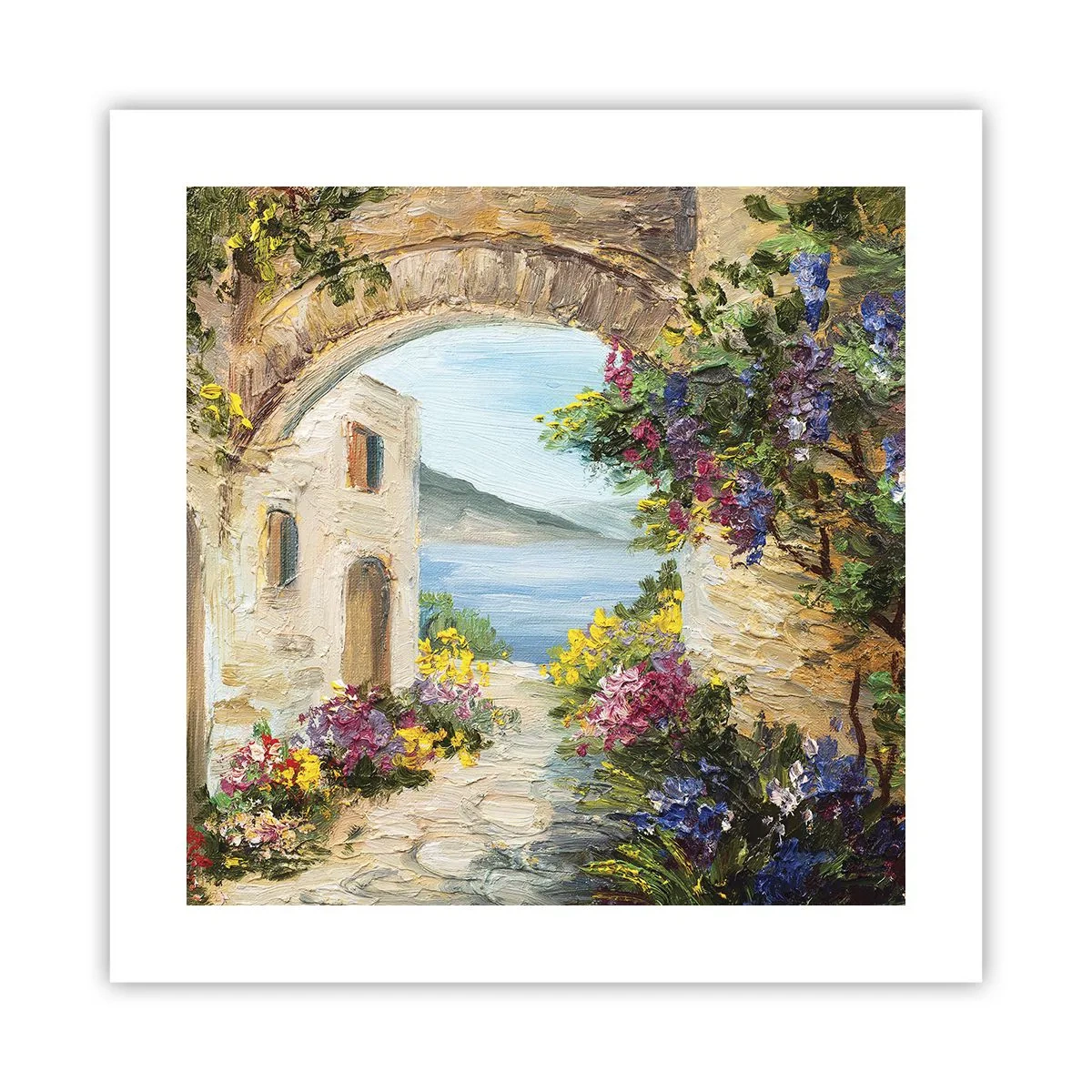 Poster - Farmecul peisajului de coastă - 40x40 cm
