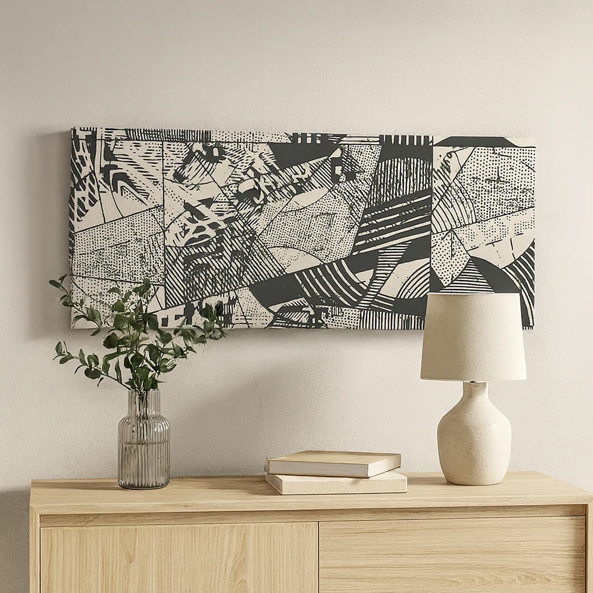 Tablou pe pânză - Dinamica de astăzi - 30x30 cm