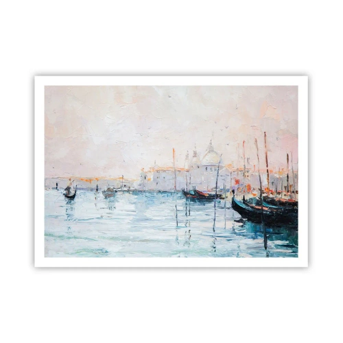 Poster - În spatele apei, în spatele ceții - 100x70 cm