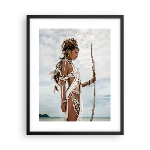 Poster în ramă neagră - Regina tropicelor - 40x50 cm