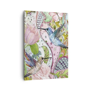 Tablou pe pânză - Încurcat în viță de vie - 50x70 cm