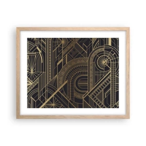 Poster în ramă de stejar deschis - Concepte, idei, planuri - 50x40 cm