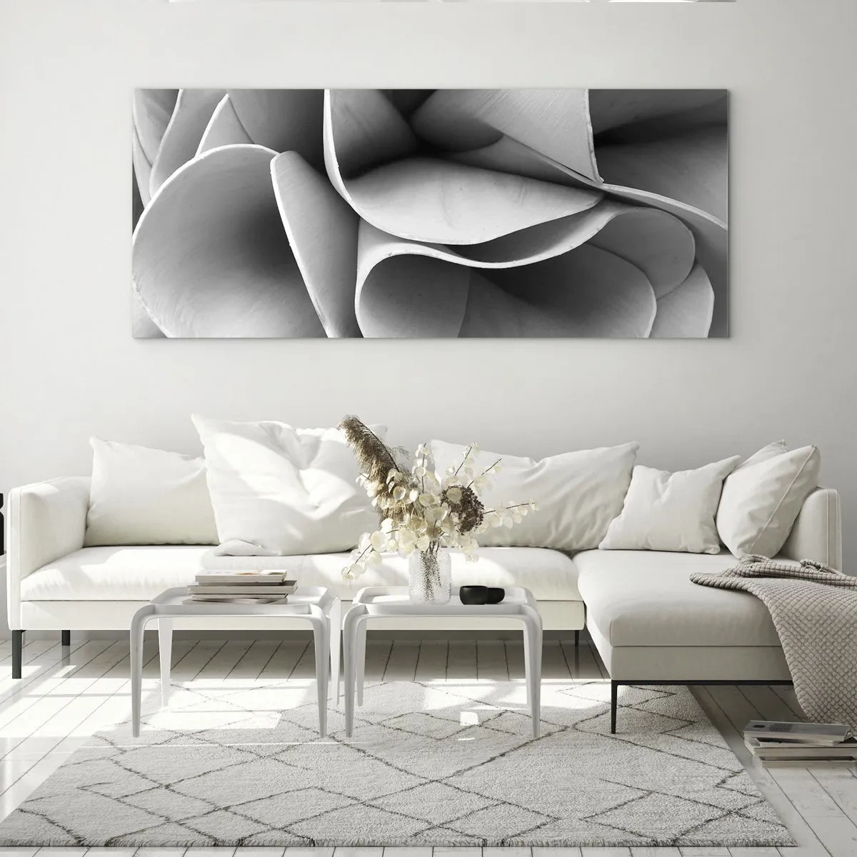 Tablou pe sticlă - Se întâmplă în spațiu - 100x40 cm