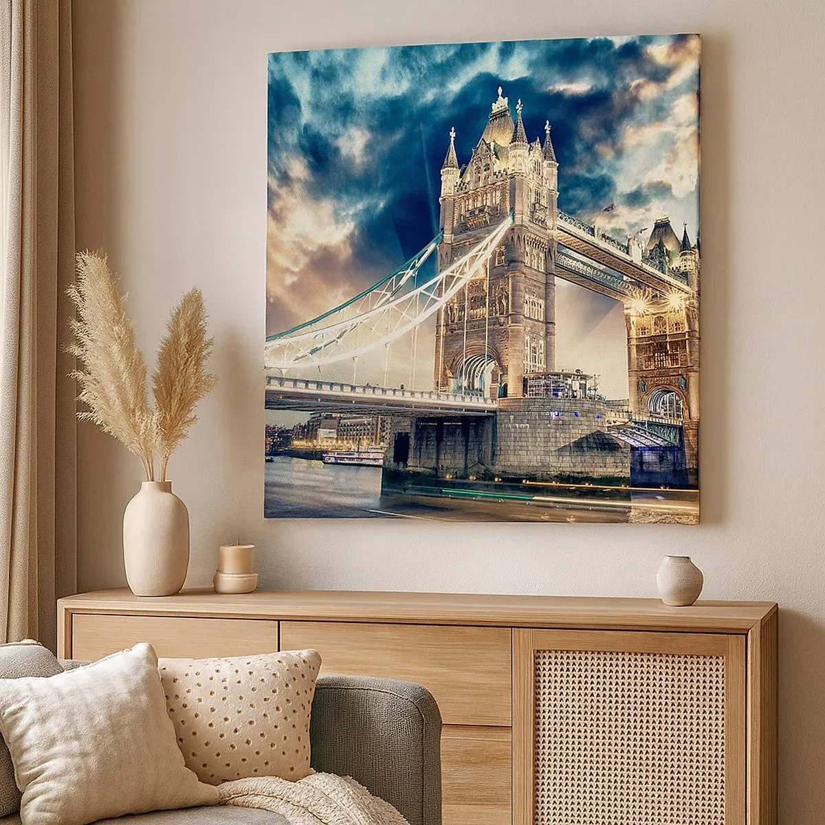 Tablou pe pânză - Un monument al imperiului victorian - 30x30 cm