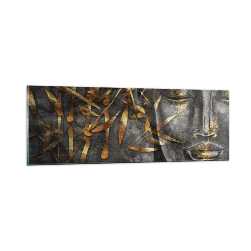 Tablou pe sticlă - Simțiți pacea - 90x30 cm