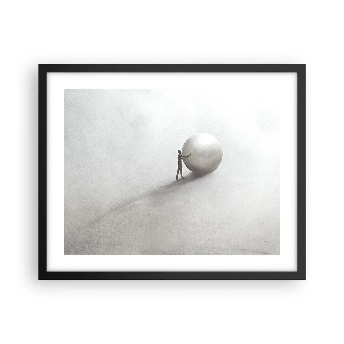 Poster în ramă neagră - Jocul vieții - 50x40 cm