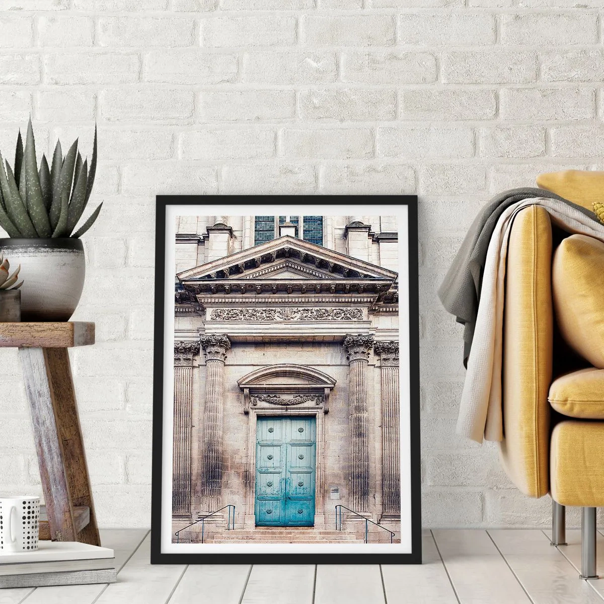 Poster în ramă neagră - Poarta către lumea spiritelor - 50x70cm - Poarta către lumea spiritelor - Decorațiune modernă pentru perete pentru living și dormitor ARTTOR