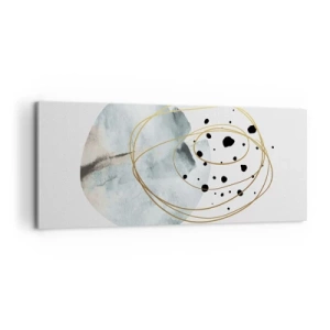 Tablou pe pânză - În îmbrățișarea spațiului - 100x40 cm